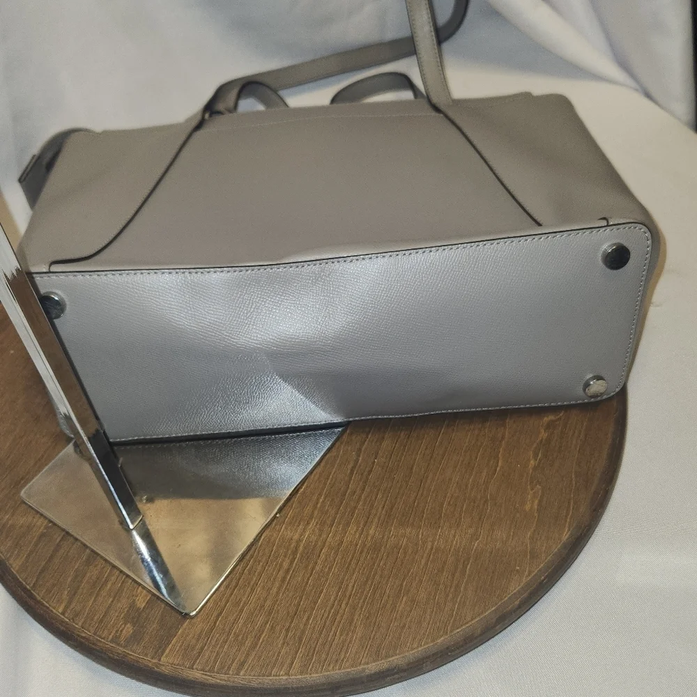 Gray Michael Kors Purse And Matching Wallet Set - Picture 13 of 15